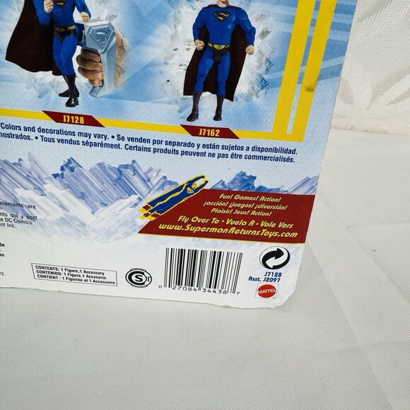 Superman Returns Ultra Mega Punch Superman Mattel 6 inch Action Figure - Picture 5 of 8